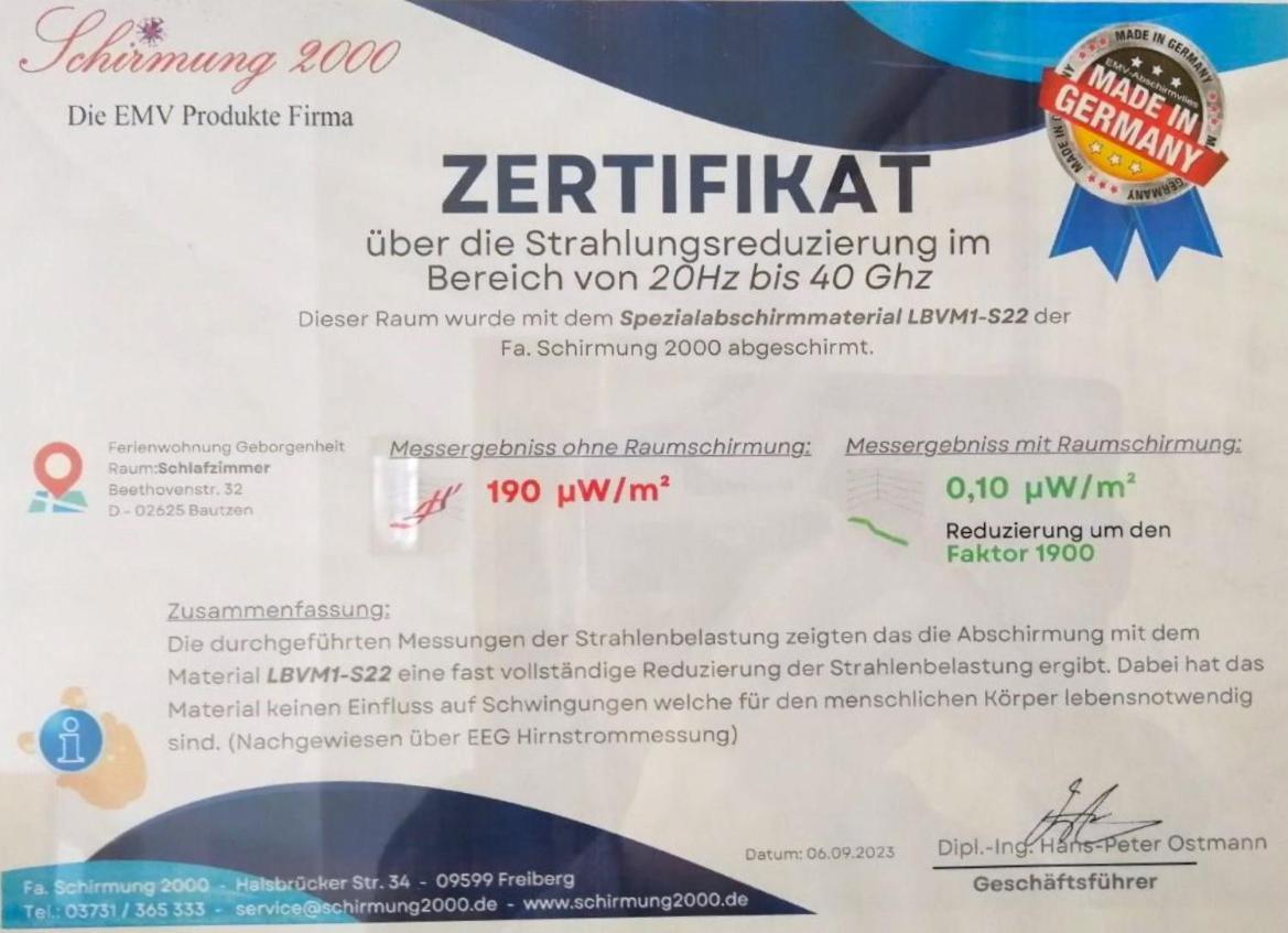 Fewo Geborgenheit Asza Mit Strahlungsfreien Zonen Bautzen Exterior foto